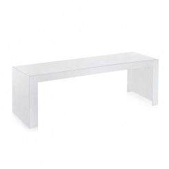 Kartell Tisch Invisible Side groß weiss 5000E5 