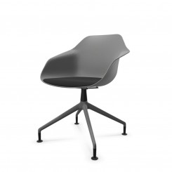 Wilkhahn Universalstuhl Yonda mit Viersternfußgestell mit Sitzpolster 320/31, konfigurierbar 