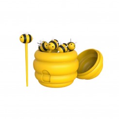 Winkee Bienen Foodpicks mit Aufbewahrungsbehälter 18813 