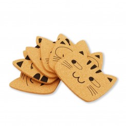 Winkee Cat Family Korkuntersetzer 18079 