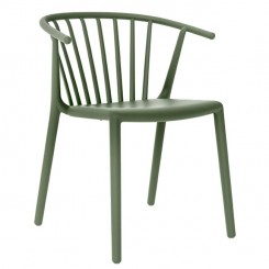 Stapelstuhl Woody grau-grün 04147.gg 