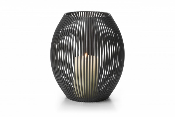 Philippi Windlicht LOUISIANA L Eisen schwarz 153008 
