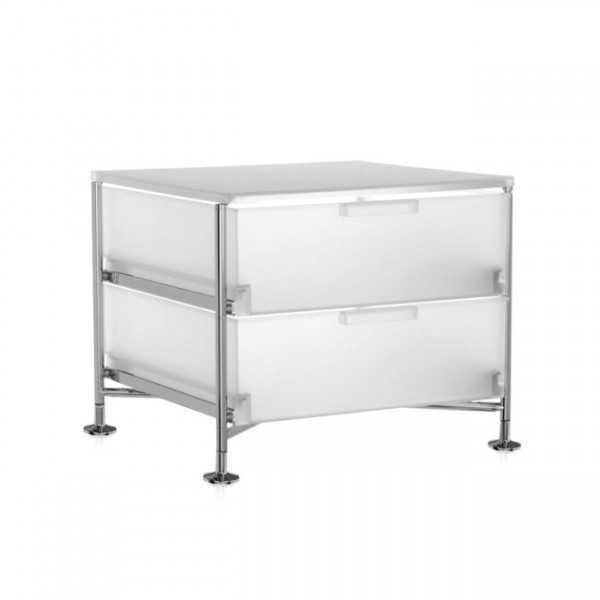 Kartell Mobil Container 2 Schübe eisfarben 2005L1 