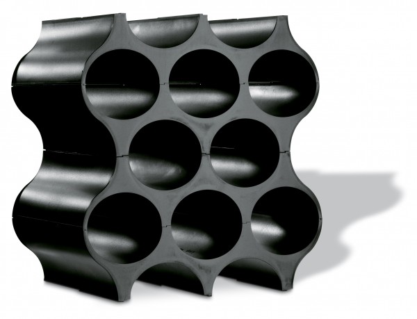Koziol Flaschenregal Set-up schwarz 3596526 