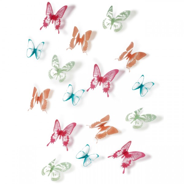 Wanddeko Chrysalis bunt 470341-022 