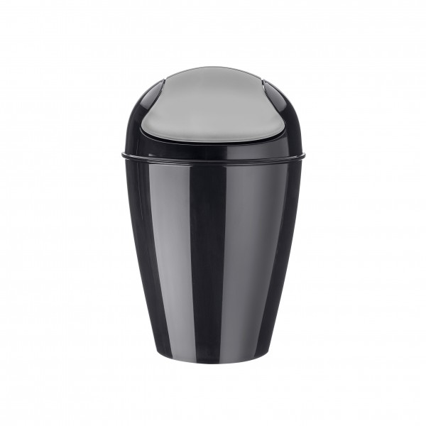 Koziol Schwingdeckeleimer Del S 5 l schwarz 5777526 