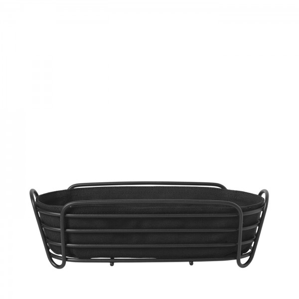 Blomus Brotkorb Delara schwarz oval 63873 