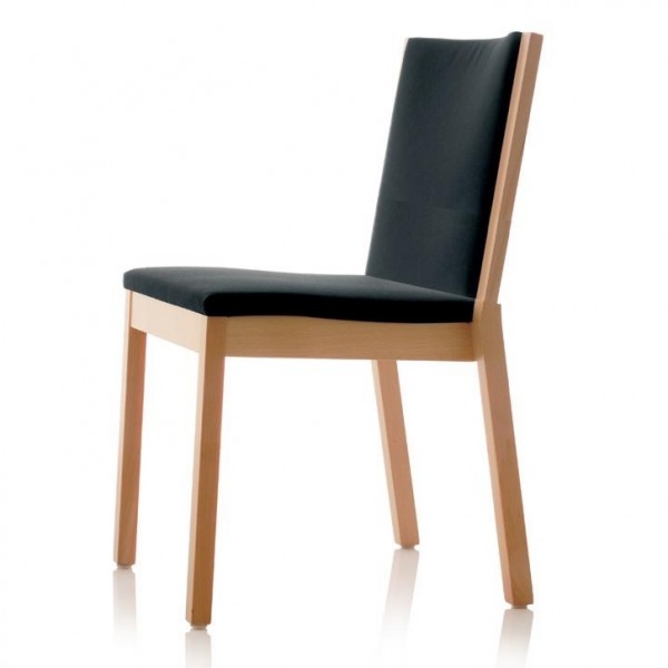 Wiesner Hager S13 Stapelstuhl 6710-733 Eiche/Komfortpolster 