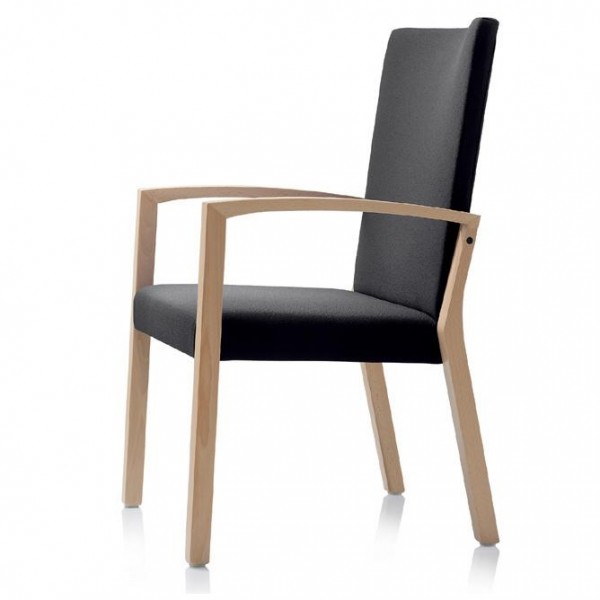 Wiesner Hager S13 Sessel 6721-113 Buche/Komfortpolster/hoher Rücken 