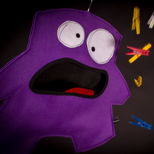 Wäscheklammerbeutel Mr. Purple 011016 