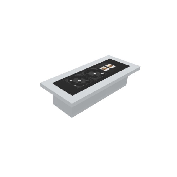 Assmann Plaza Netbox Turn, mit Comfortmechanismus 