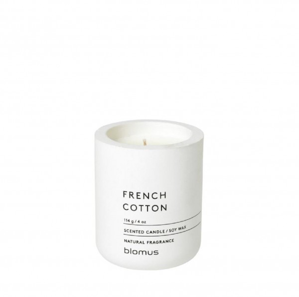 Blomus FRAGA Duftkerze 6,5 cm French Cotton Lily White 65649 
