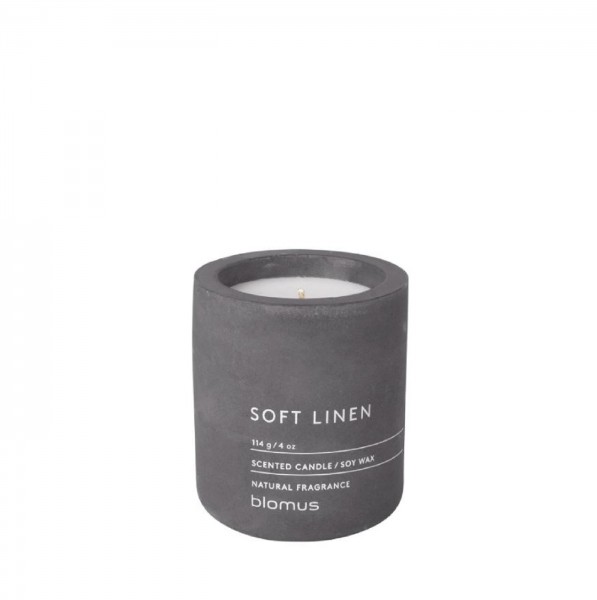 Blomus FRAGA Duftkerze 6,5 cm, Soft Linen, Magnet, 65653 
