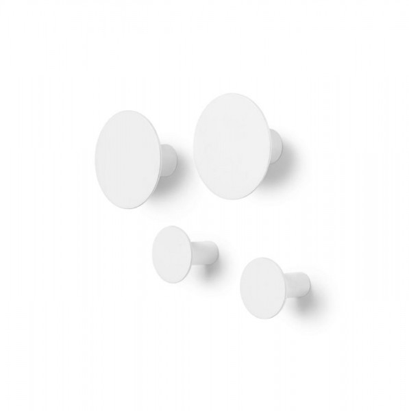 Blomus PONTO Wandhaken 4er Set Lily White 65798 