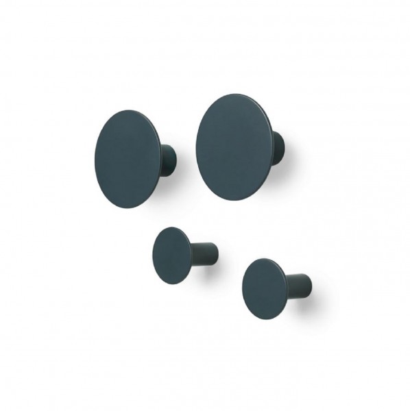 Blomus PONTO Wandhaken 4er Set Gunmetal 65800 