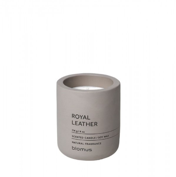 Blomus FRAGA Duftkerze 6,5 cm, Royal Leather, Satellit, 65950 