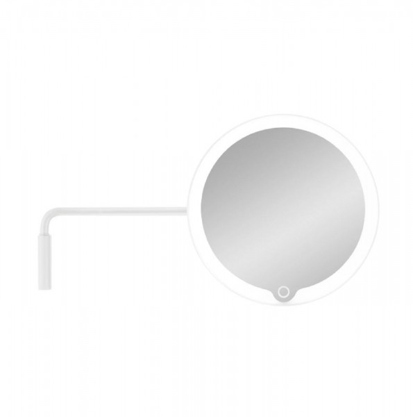 Blomus MODO LED Kosmetikspiegel mit Wandhalterung weiß 66353 