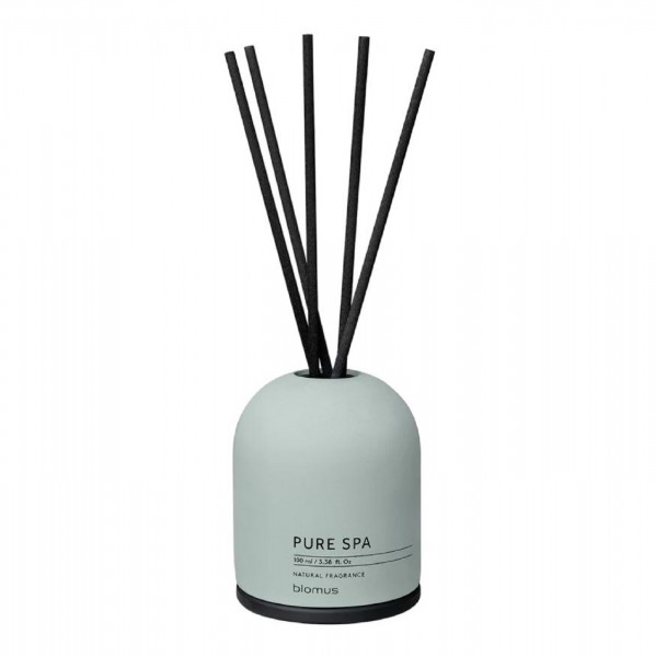 Blomus FRAGA Raumduft Set, Basil & Bergamot, Pine Gray, 66407 