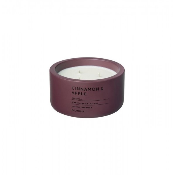 Blomus FRAGA Duftkerze 13 cm, Cinnamon & Apple, Port, 66454 