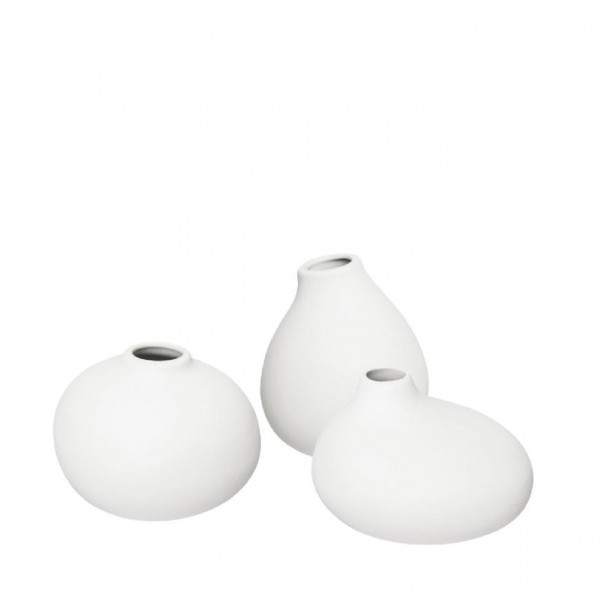 Blomus NONA Vase 3er Set White 66514 