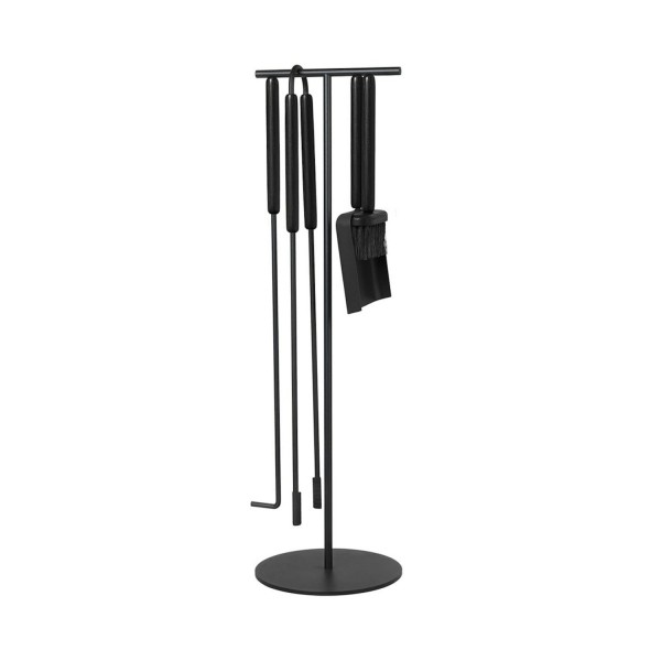 Blomus ASHI Kamingarnitur 5-tlg. schwarz 66154 