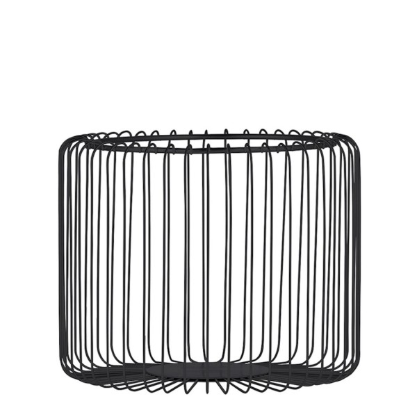 Blomus Korb L Estra schwarz 25 cm 64228 