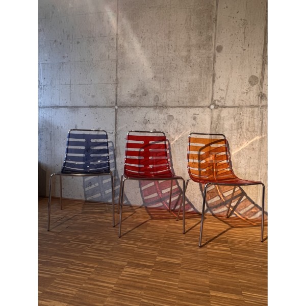 Body to Body Stapelstuhl von Parri 3er Set 