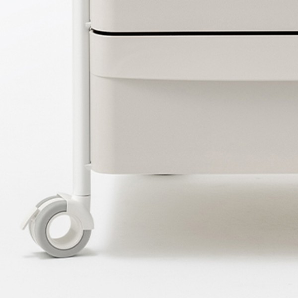 Pedrali Boxie 2C Rollcontainer beige/weiß