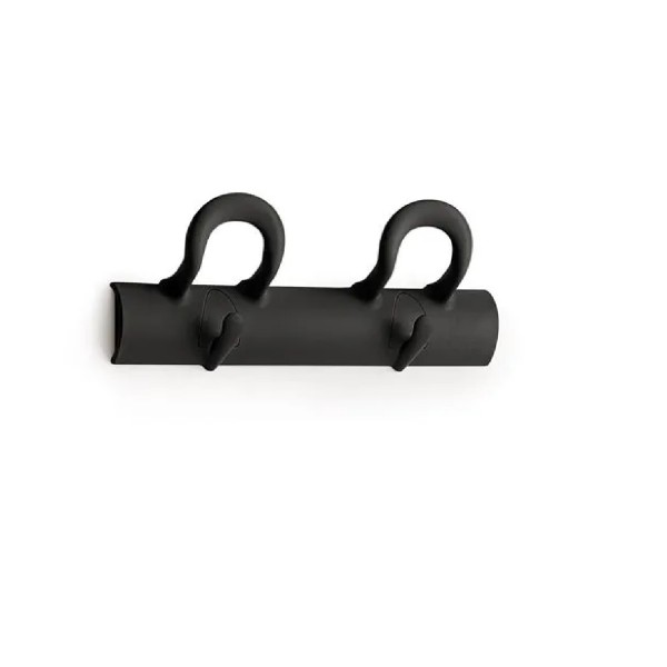 Caimi Duo Wandgarderobe, schwarz 1519_N schwarz
