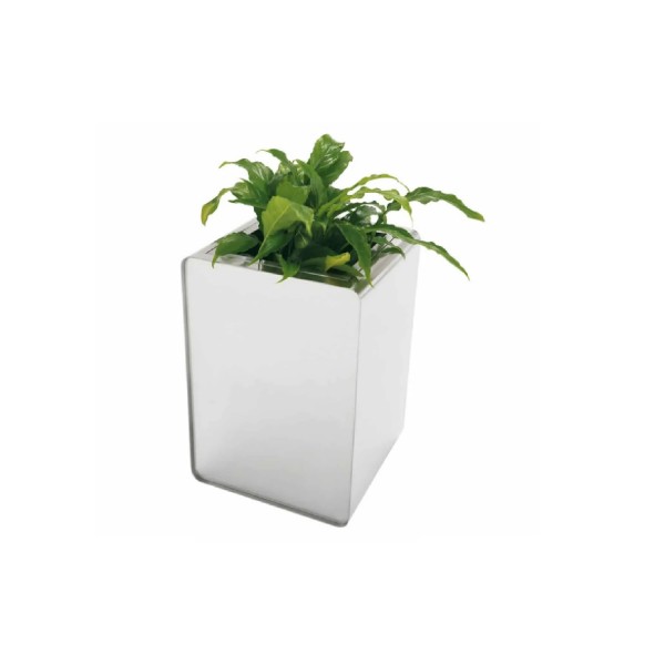 Caimi Prisma Blumenkübel, rostfreier Stahl 