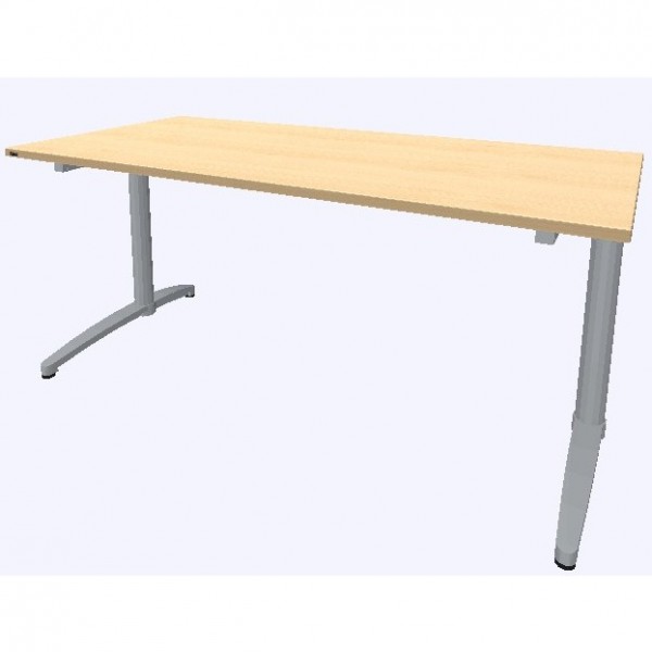 Assmann Schreibtisch Canvaro 160x80cm konfigurierbar 