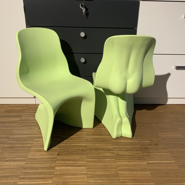 Kinderstuhl Joy grün 2er Set 2.Wahl 