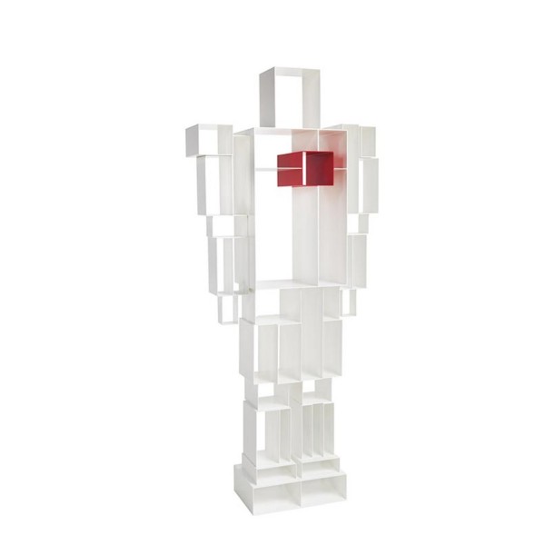 Casamania Bücherregal Robox CM9003-4L9W - weiß