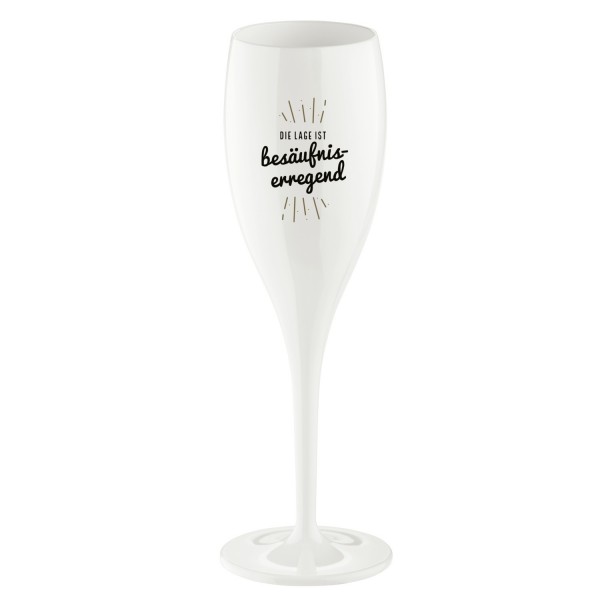 Koziol Sektglas Cheers No.1 DIE LAGE IST.. 100ml weiß 4045525 