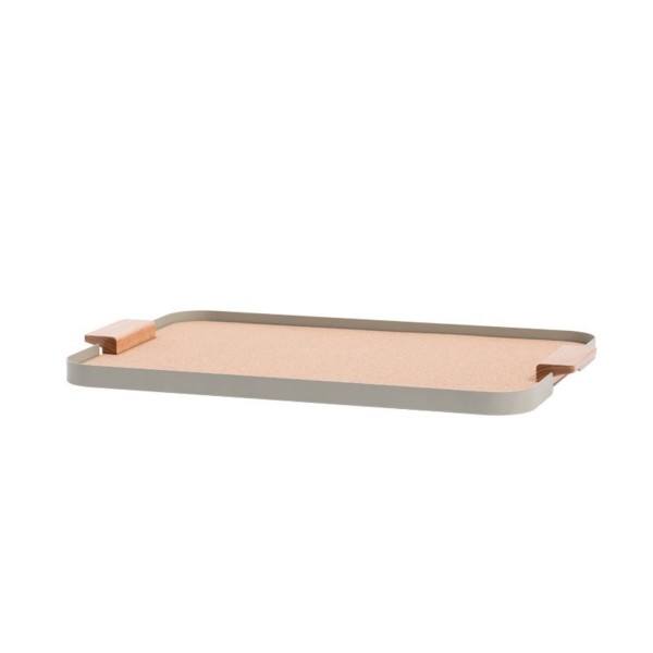 DesignBite BIG HUG Tablett Serving Tray bone grau 