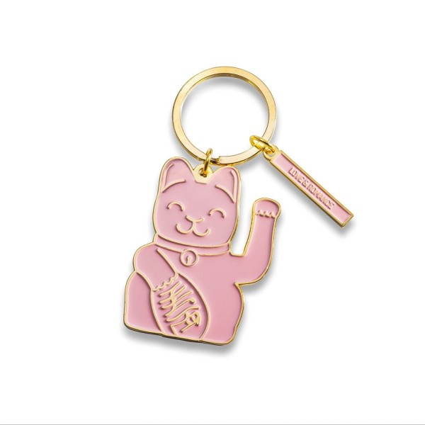 Donkey Products Schlüsselanhänger Maneki Neko Pink 400932 