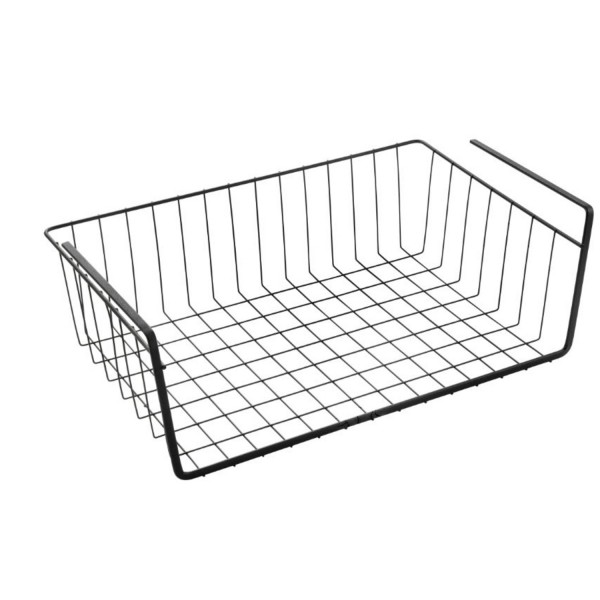 Metaltex Einhängekorb Schrankkorb Kanguro Lava matt schwarz 363040000 