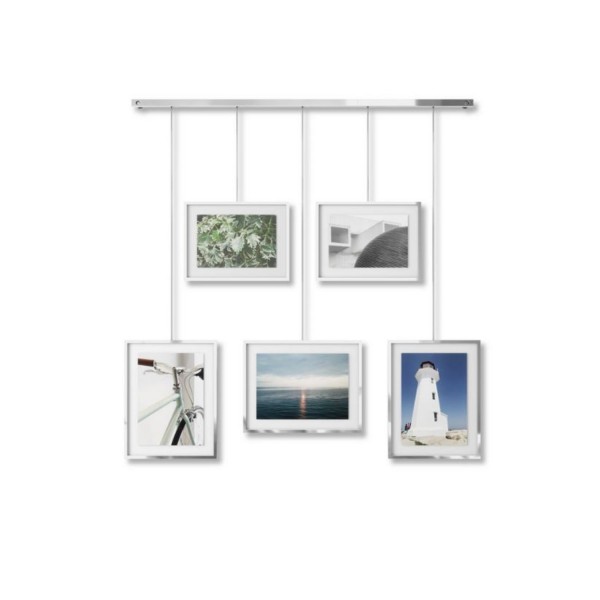 Umbra Bilder-Display Exhibit 5er-Set chrom 1013426-158 