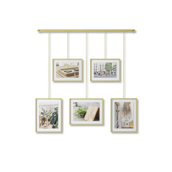 Umbra Bilder-Display Exhibit 5er-Set messing 1013426-221 