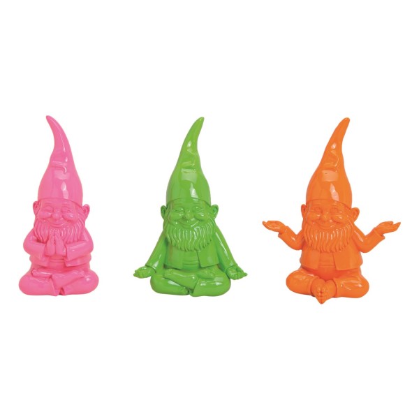 Yoga Gartenzwerg Figuren 3-fach sortiert 10014093 