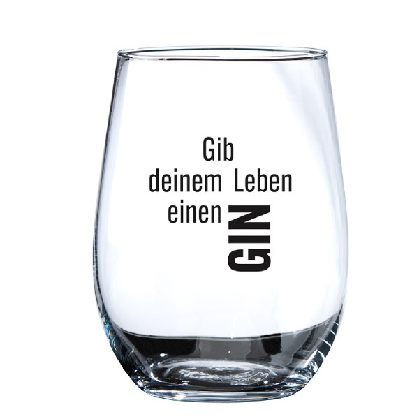 Ginglas „Gib deinem Leben einen GIN“ 62521 