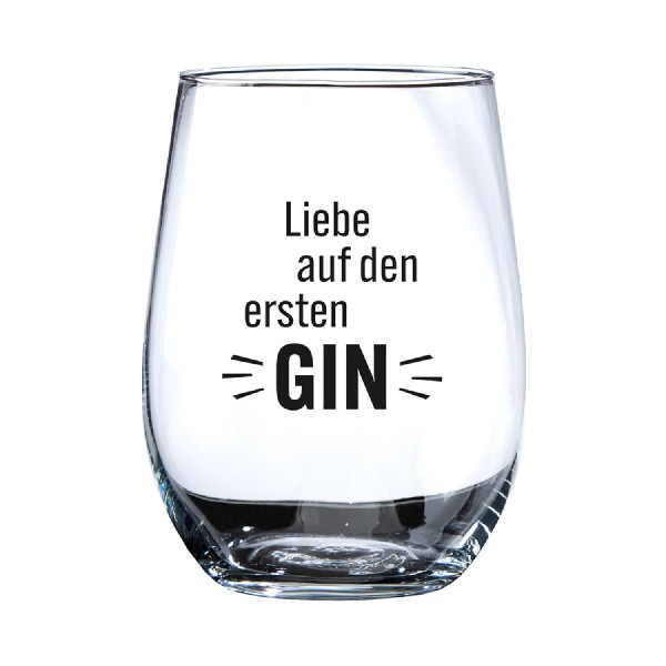 Ginglas „Liebe auf den ersten GIN“ rund 62518 
