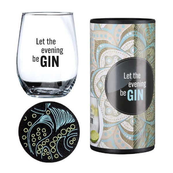 Ginglas rund „Let the evening beGIN“ 62517 