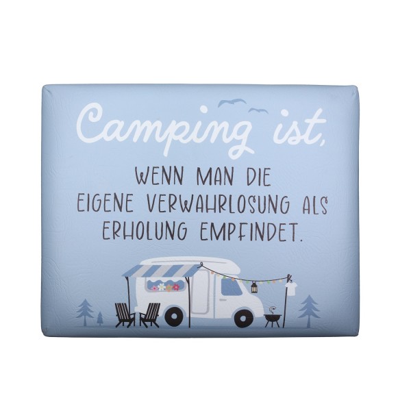 Kunststoff Sitzpolster "Camperglück" 49840 