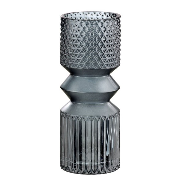 Gilde Glas Vase Pintu grau 40494 
