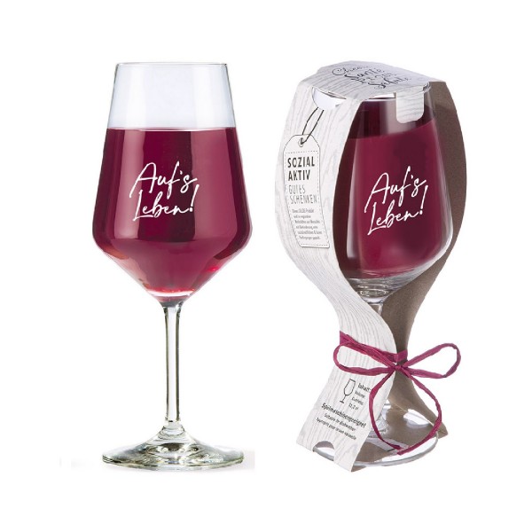 Weinglas "Auf´s Leben" 530 ml, 60657 