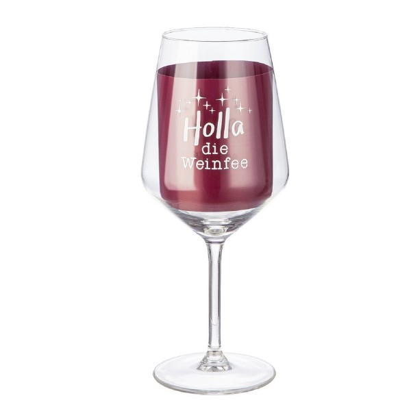 Weinglas "Holla die Weinfee" 530ml 52860 