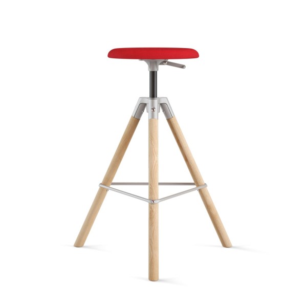 Girsberger Atelierhocker hoch mit Sitzpolster Modell 112 konfigurierbar 