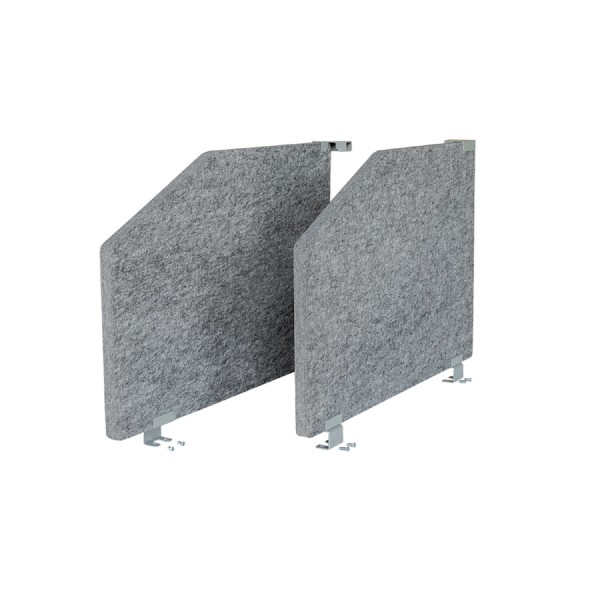 Hammerbacher Akustik Seitenwand Set VARS2 (2er Set), konfigurierbar 