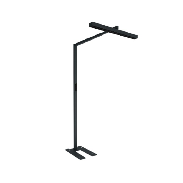 Hammerbacher LED Stehleuchte Design 1, grau, VELLSD1 